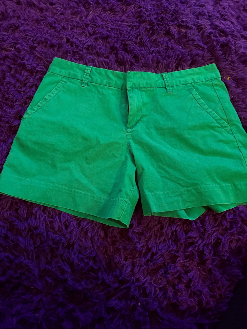 Calvin Klein Jeans Green High-Waist Casual Shorts